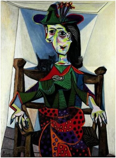 Dora Maar au Chat (1941) - Pablo Picasso