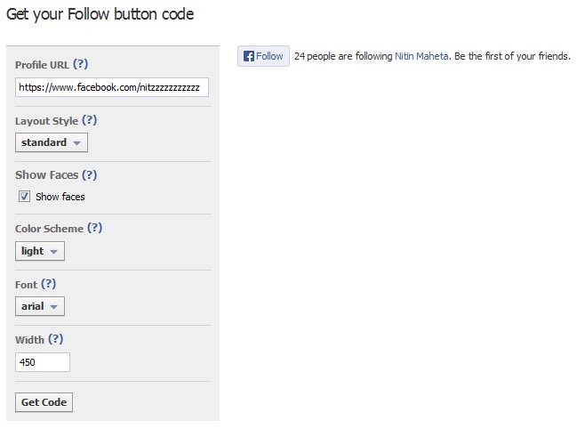 How To Add A Facebook Follow Button In Blogger Making Different