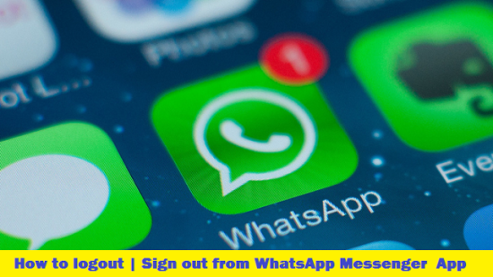 Devour Easy to happen Incite How to Logout of WhatsApp Messenger in Android? - Making Different